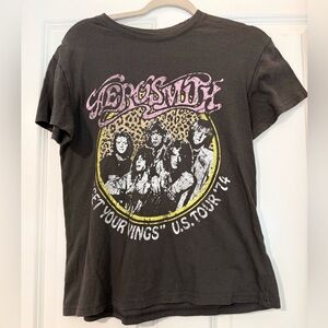 Aerosmith Graphic T-Shirt - Dark Grey